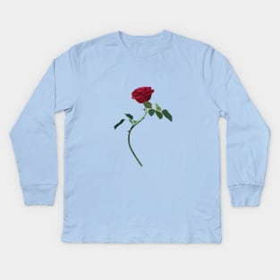 rose from beauty and the beast Kids Long Sleeve T-Shirt